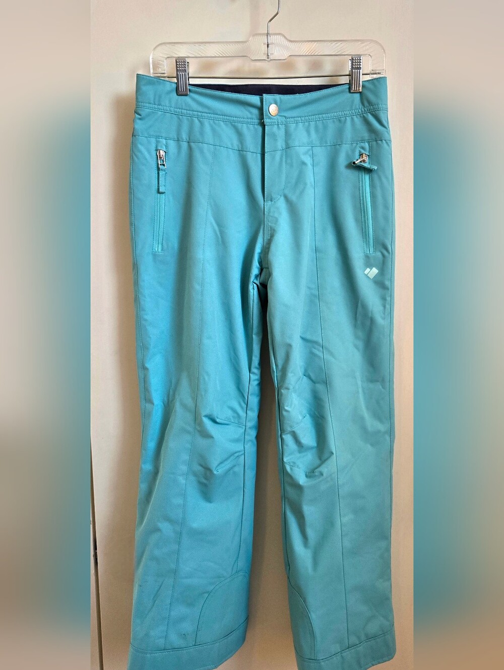 Obermeyer Brooke Girls Ski/Snowboard Pants Teal Blue - Large